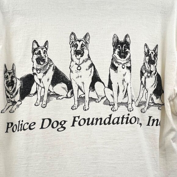 Police dog Fruit Of The Loom Lofteez Women's Cotton Crew Neck Short Sleeve T-Shi - Picture 7 of 9